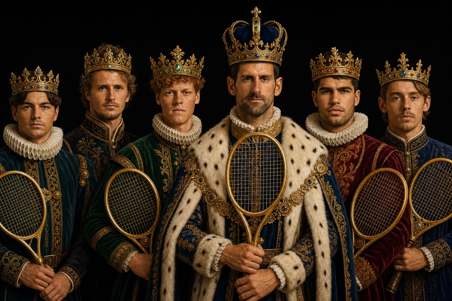 اللاعبون الستة المشاركون في Six Kings Slam 2026