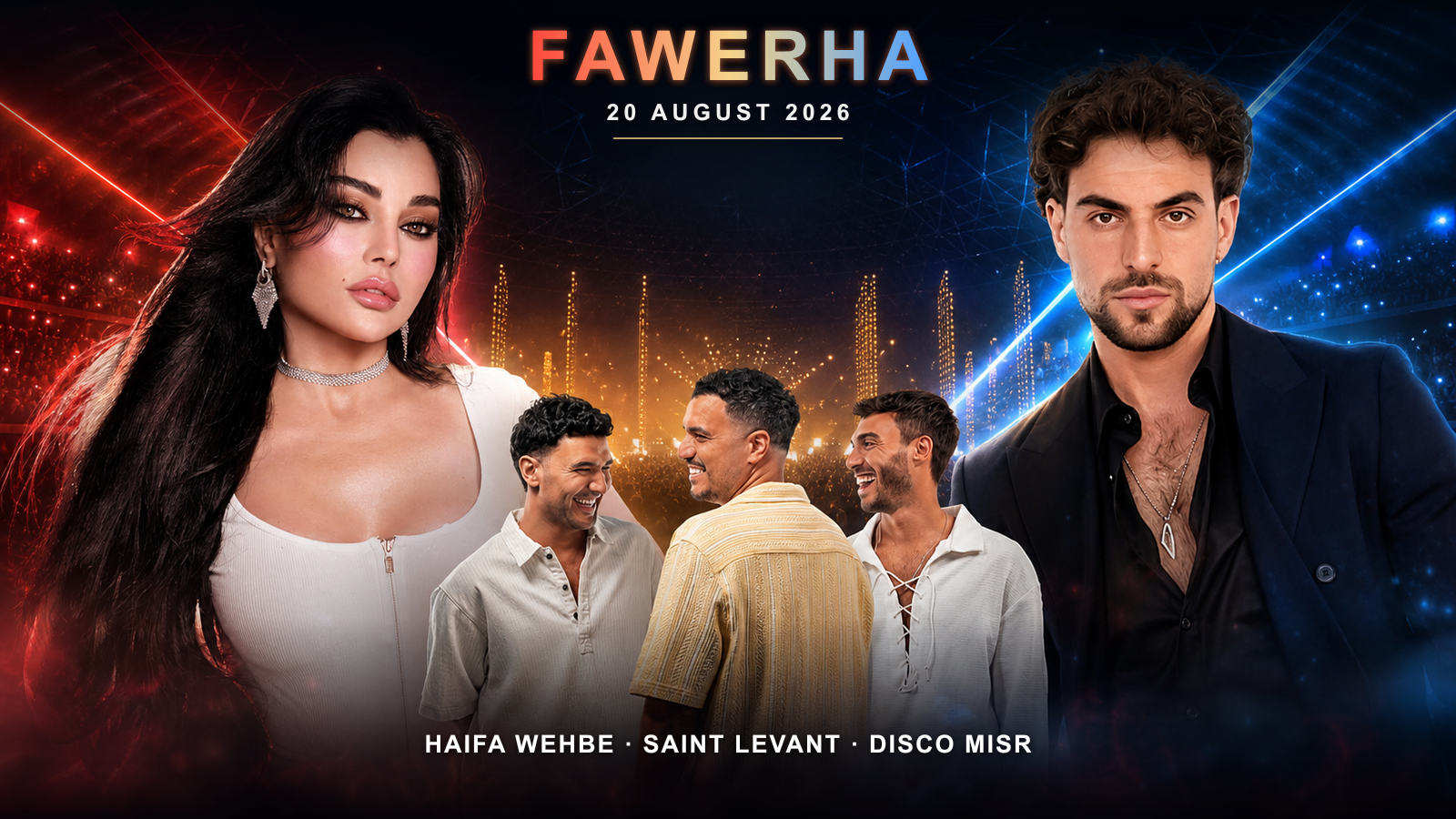 FAWERHA | Haifa Wehbe, Saint Levant & Disco Misr